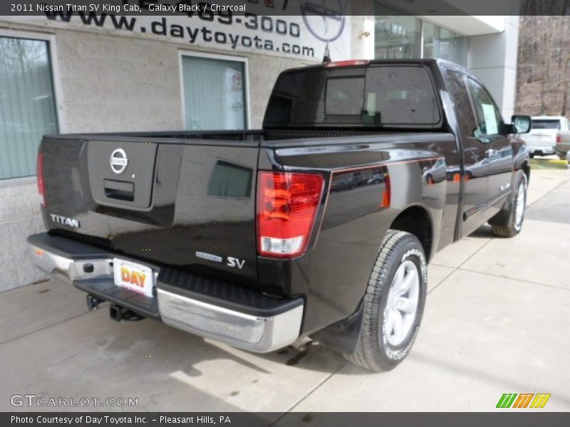 Galaxy Black / Charcoal 2011 Nissan Titan SV King Cab