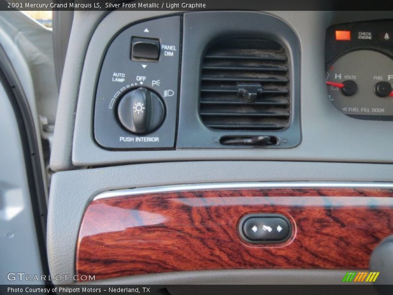 Silver Frost Metallic / Light Graphite 2001 Mercury Grand Marquis LS