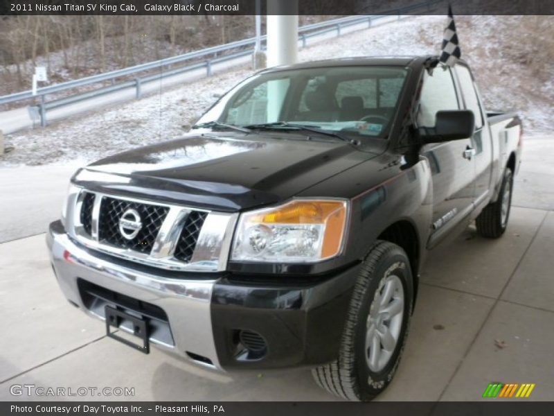Galaxy Black / Charcoal 2011 Nissan Titan SV King Cab