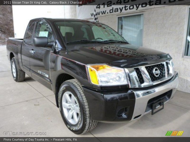 Galaxy Black / Charcoal 2011 Nissan Titan SV King Cab
