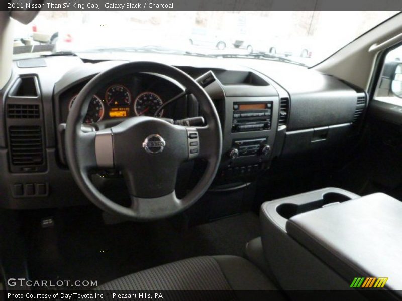 Galaxy Black / Charcoal 2011 Nissan Titan SV King Cab