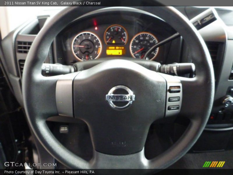 Galaxy Black / Charcoal 2011 Nissan Titan SV King Cab