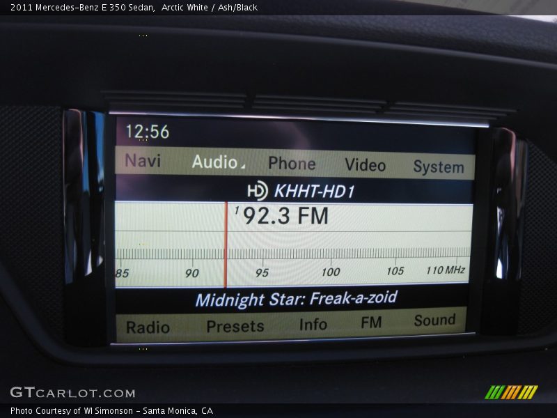 Arctic White / Ash/Black 2011 Mercedes-Benz E 350 Sedan