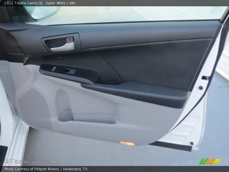Super White / Ash 2012 Toyota Camry LE