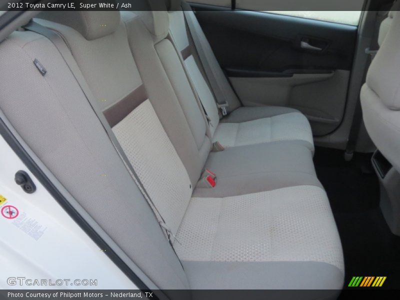 Super White / Ash 2012 Toyota Camry LE