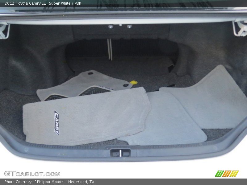 Super White / Ash 2012 Toyota Camry LE