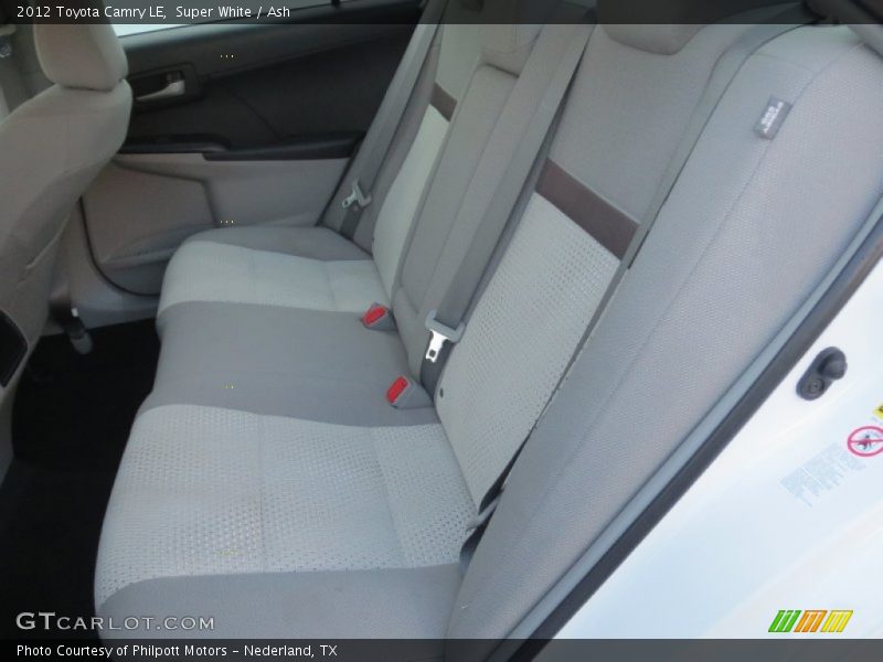 Super White / Ash 2012 Toyota Camry LE