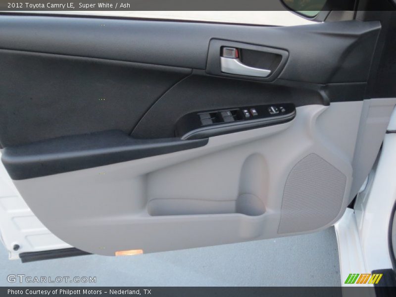 Super White / Ash 2012 Toyota Camry LE