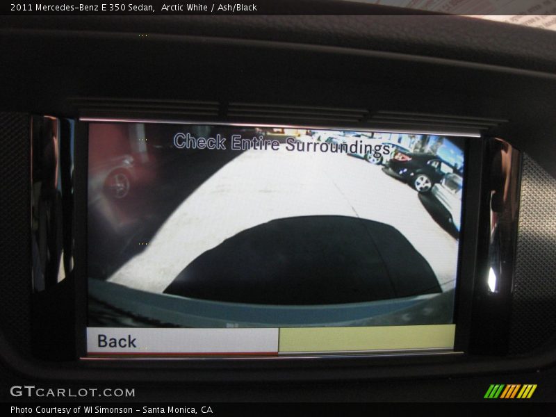 Arctic White / Ash/Black 2011 Mercedes-Benz E 350 Sedan