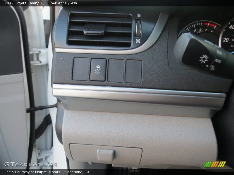 Super White / Ash 2012 Toyota Camry LE