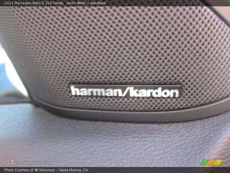 Arctic White / Ash/Black 2011 Mercedes-Benz E 350 Sedan
