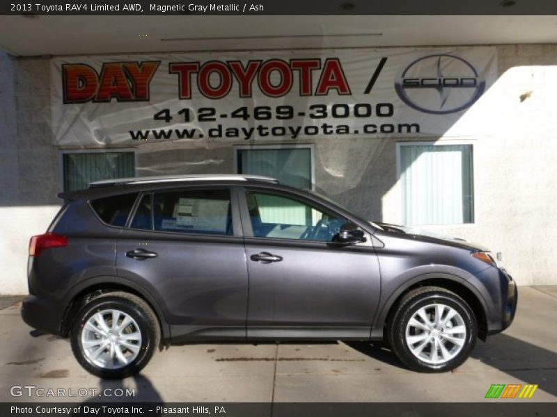 Magnetic Gray Metallic / Ash 2013 Toyota RAV4 Limited AWD