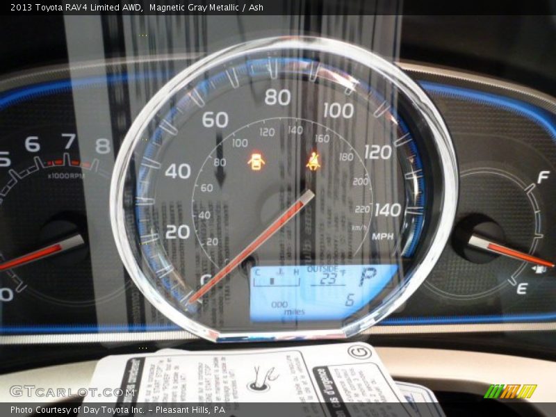Magnetic Gray Metallic / Ash 2013 Toyota RAV4 Limited AWD