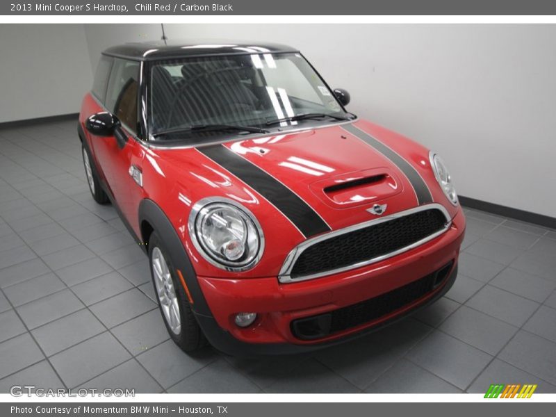 Chili Red / Carbon Black 2013 Mini Cooper S Hardtop