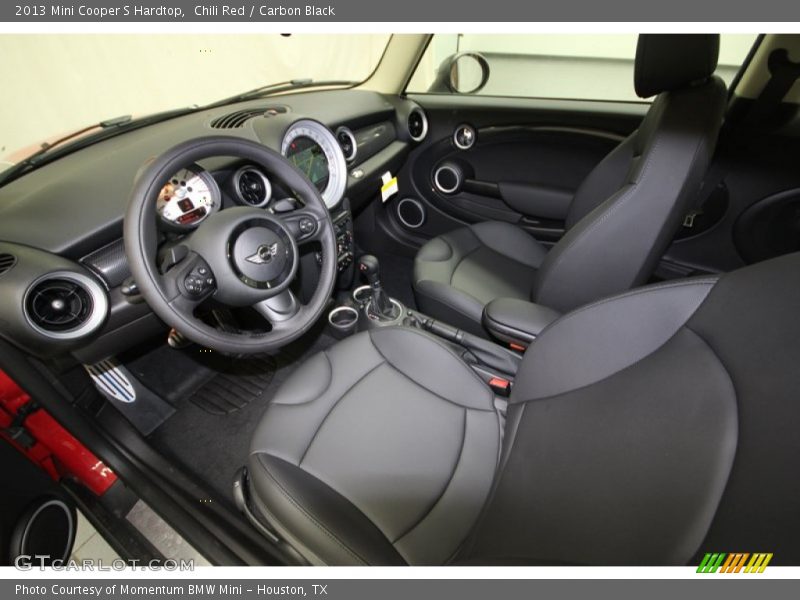 Chili Red / Carbon Black 2013 Mini Cooper S Hardtop