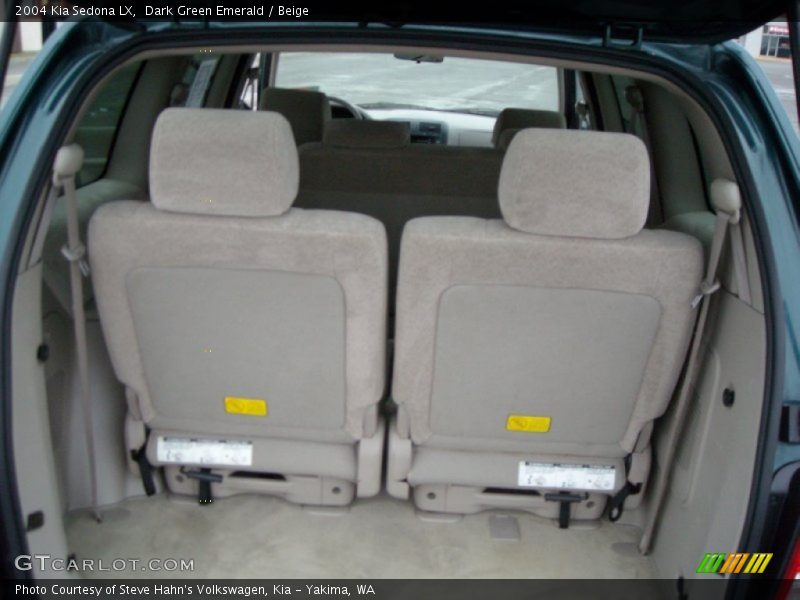 Dark Green Emerald / Beige 2004 Kia Sedona LX