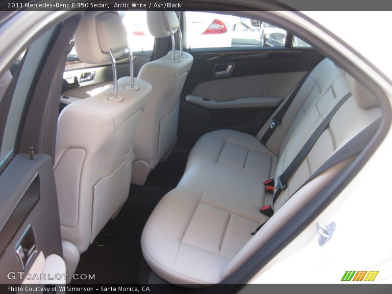 Arctic White / Ash/Black 2011 Mercedes-Benz E 350 Sedan