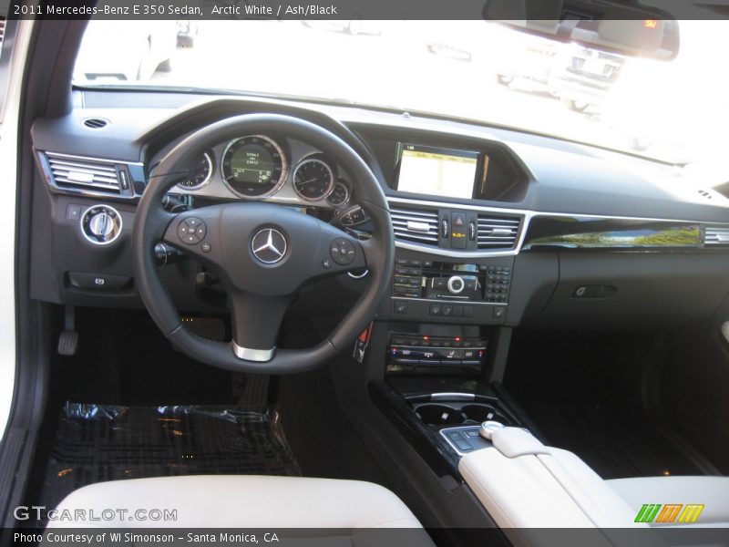 Arctic White / Ash/Black 2011 Mercedes-Benz E 350 Sedan