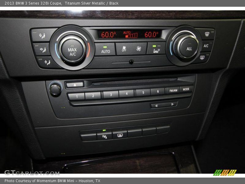 Titanium Silver Metallic / Black 2013 BMW 3 Series 328i Coupe