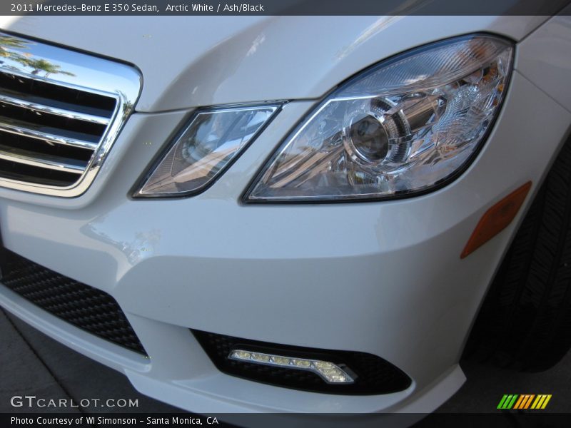Arctic White / Ash/Black 2011 Mercedes-Benz E 350 Sedan