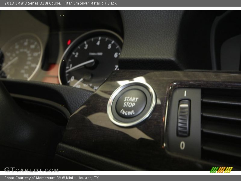 Titanium Silver Metallic / Black 2013 BMW 3 Series 328i Coupe