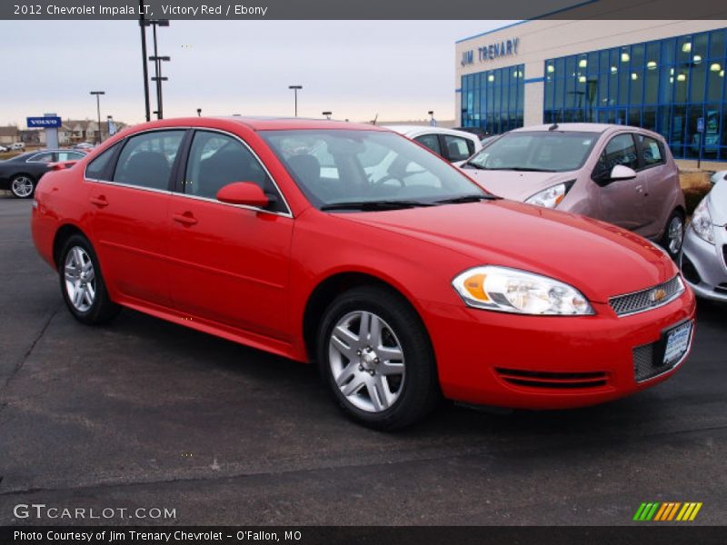 Victory Red / Ebony 2012 Chevrolet Impala LT