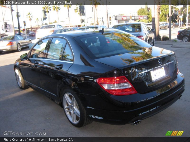Black / Black 2010 Mercedes-Benz C 300 Sport