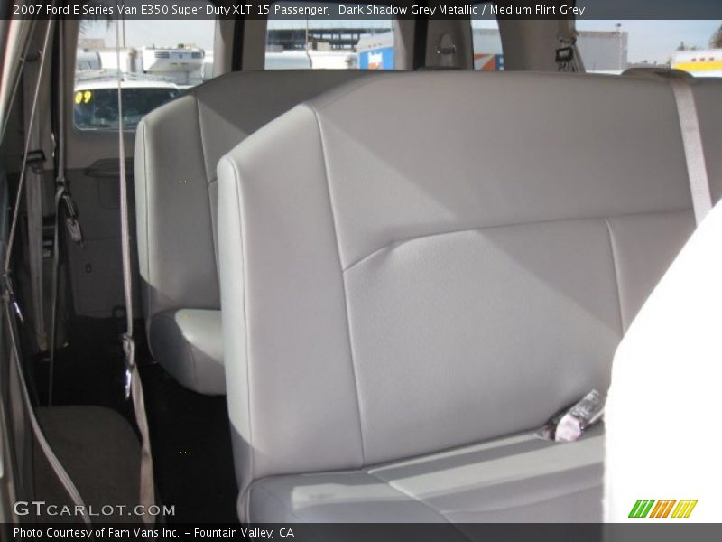 Dark Shadow Grey Metallic / Medium Flint Grey 2007 Ford E Series Van E350 Super Duty XLT 15 Passenger