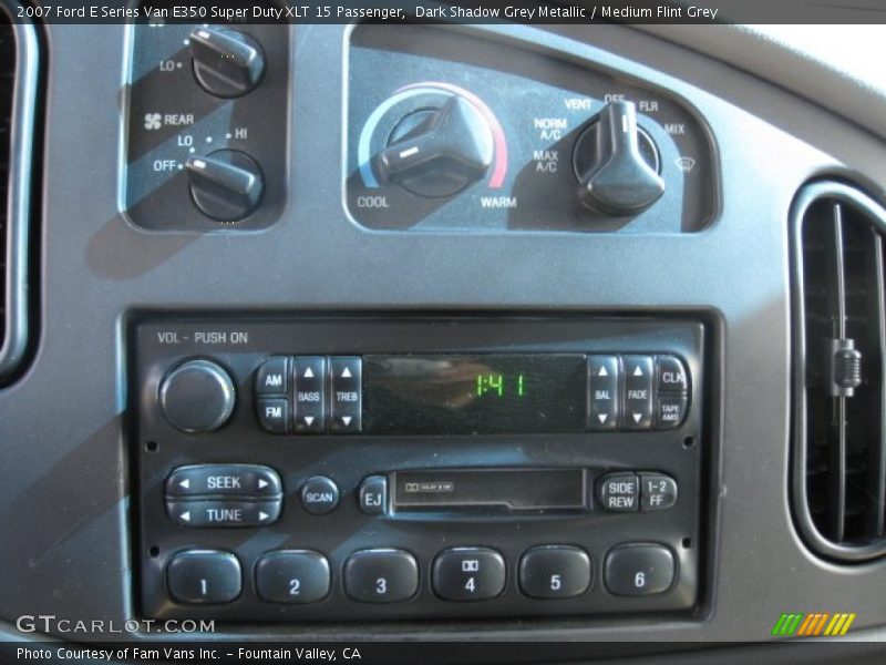 Dark Shadow Grey Metallic / Medium Flint Grey 2007 Ford E Series Van E350 Super Duty XLT 15 Passenger