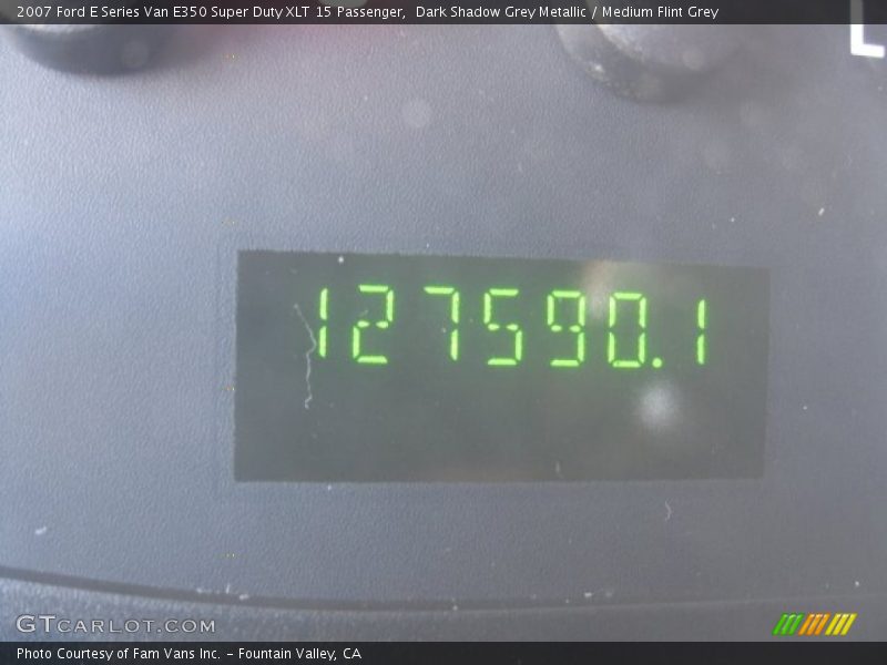 Dark Shadow Grey Metallic / Medium Flint Grey 2007 Ford E Series Van E350 Super Duty XLT 15 Passenger
