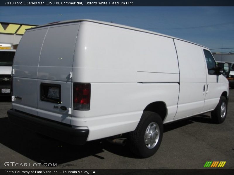 Oxford White / Medium Flint 2010 Ford E Series Van E350 XL Commericial