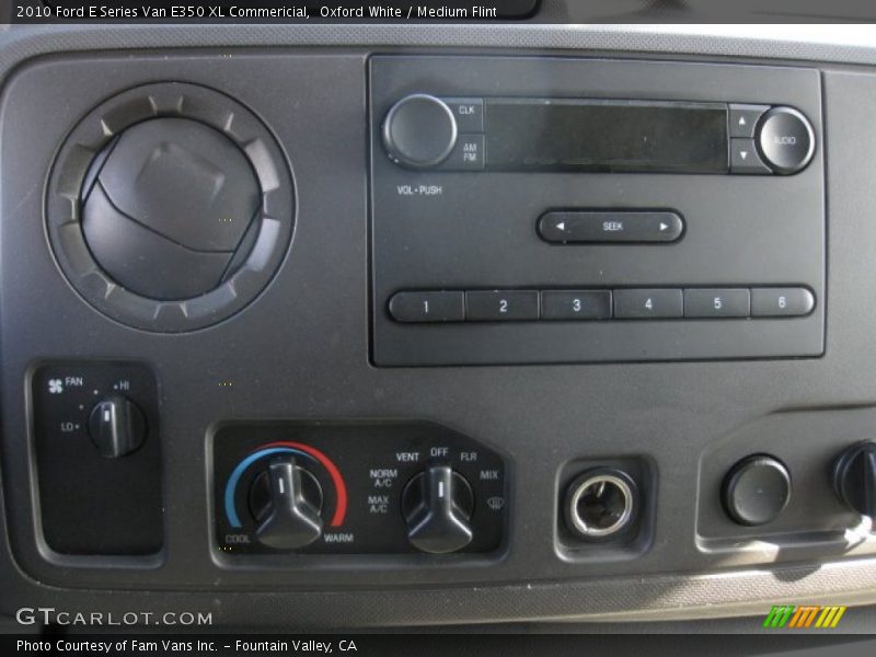 Oxford White / Medium Flint 2010 Ford E Series Van E350 XL Commericial
