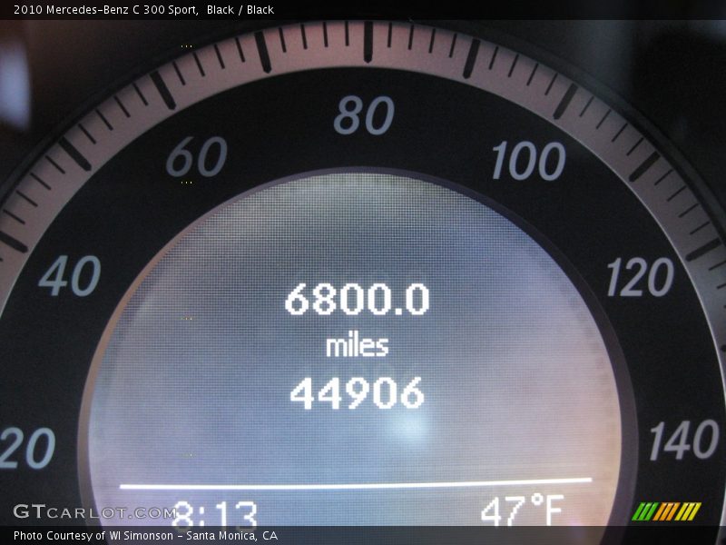 Black / Black 2010 Mercedes-Benz C 300 Sport