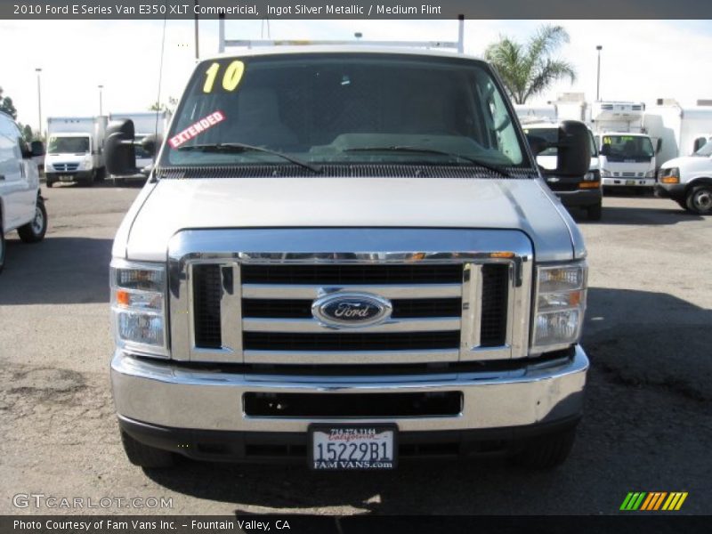 Ingot Silver Metallic / Medium Flint 2010 Ford E Series Van E350 XLT Commericial