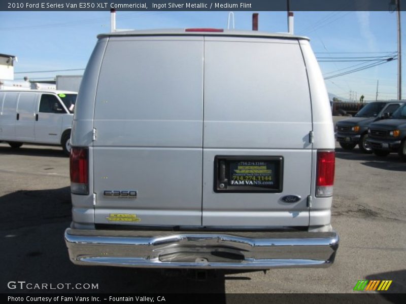 Ingot Silver Metallic / Medium Flint 2010 Ford E Series Van E350 XLT Commericial