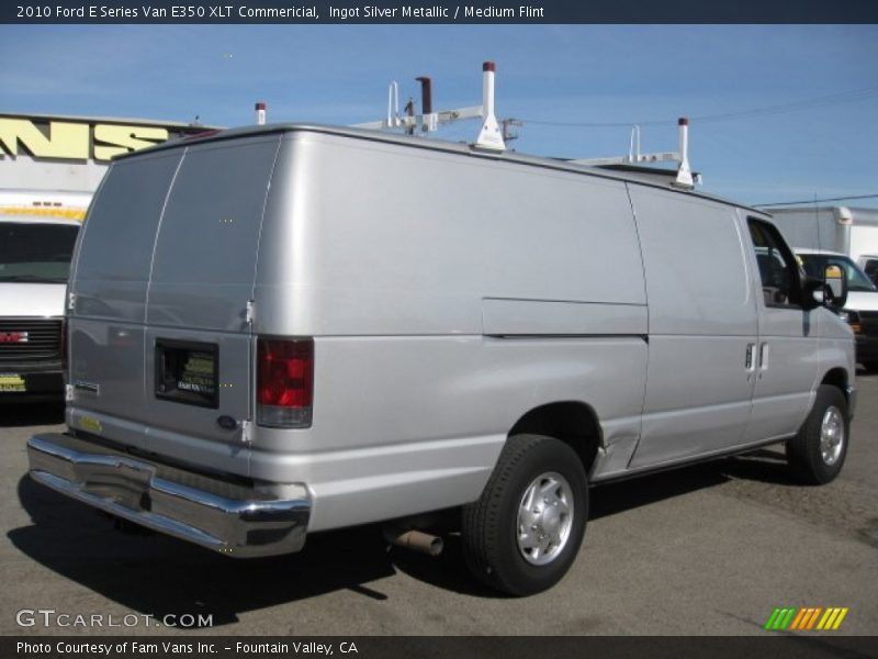 Ingot Silver Metallic / Medium Flint 2010 Ford E Series Van E350 XLT Commericial
