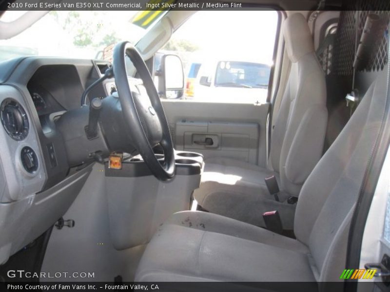 Ingot Silver Metallic / Medium Flint 2010 Ford E Series Van E350 XLT Commericial