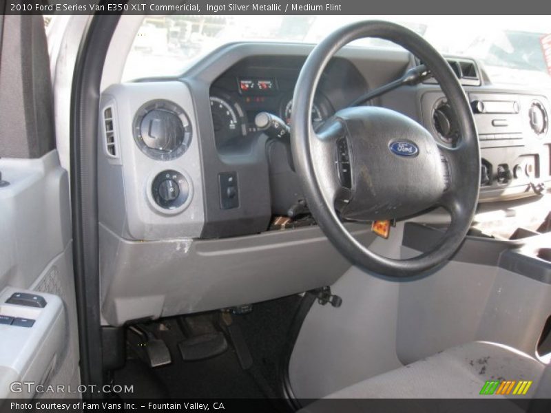 Ingot Silver Metallic / Medium Flint 2010 Ford E Series Van E350 XLT Commericial