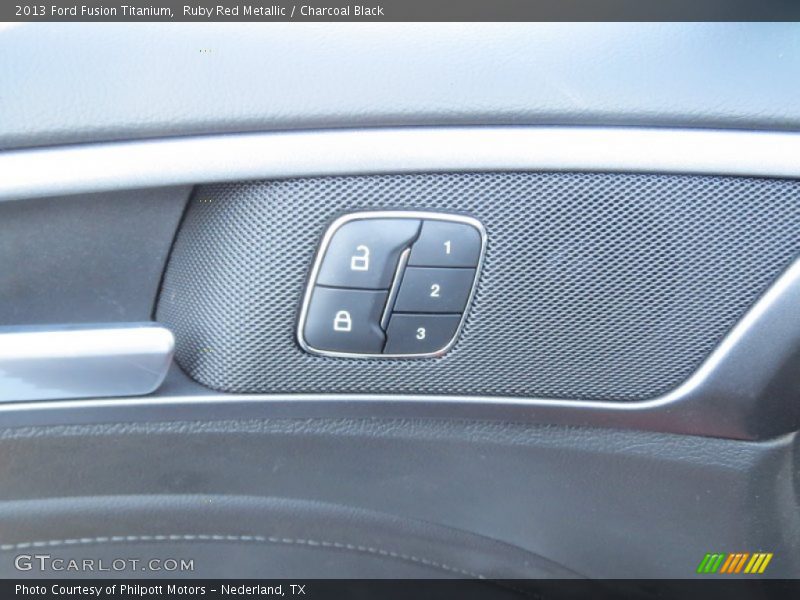 Ruby Red Metallic / Charcoal Black 2013 Ford Fusion Titanium