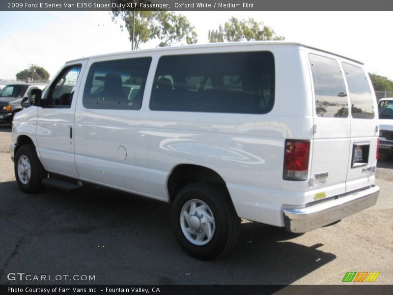 Oxford White / Medium Flint 2009 Ford E Series Van E350 Super Duty XLT Passenger