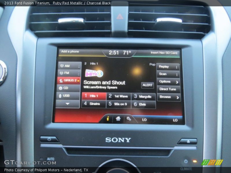 Ruby Red Metallic / Charcoal Black 2013 Ford Fusion Titanium