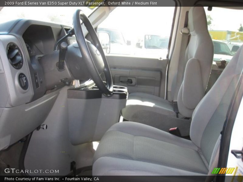 Oxford White / Medium Flint 2009 Ford E Series Van E350 Super Duty XLT Passenger