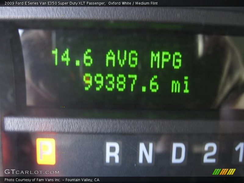 Oxford White / Medium Flint 2009 Ford E Series Van E350 Super Duty XLT Passenger