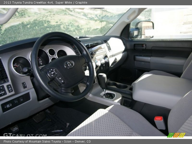 Super White / Graphite 2013 Toyota Tundra CrewMax 4x4