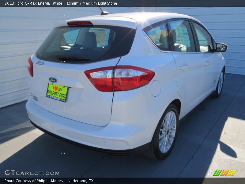 White Platinum / Medium Light Stone 2013 Ford C-Max Energi