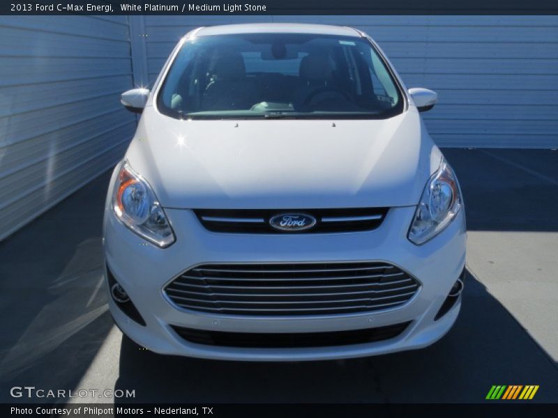 White Platinum / Medium Light Stone 2013 Ford C-Max Energi