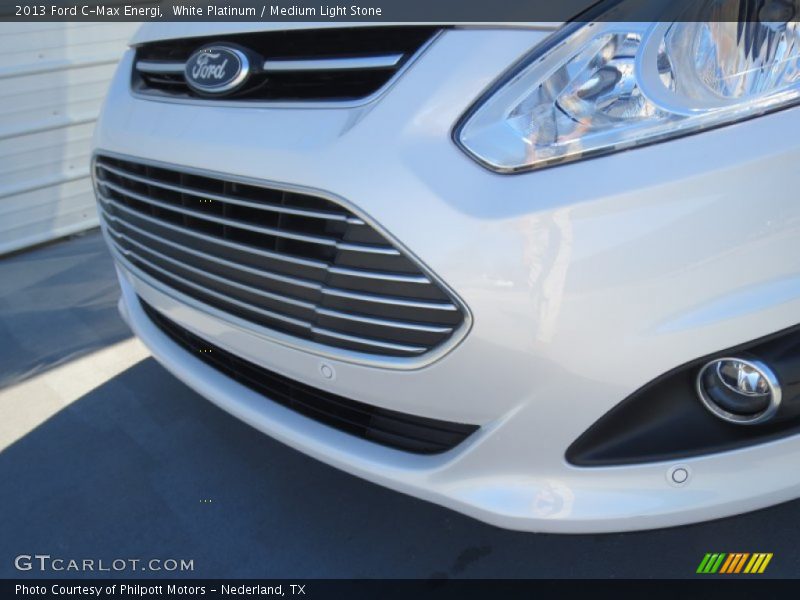 White Platinum / Medium Light Stone 2013 Ford C-Max Energi