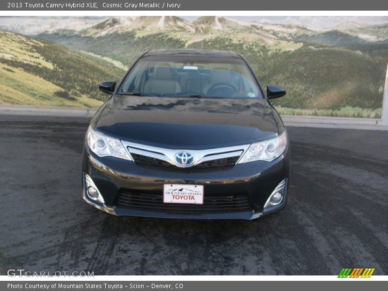 Cosmic Gray Metallic / Ivory 2013 Toyota Camry Hybrid XLE
