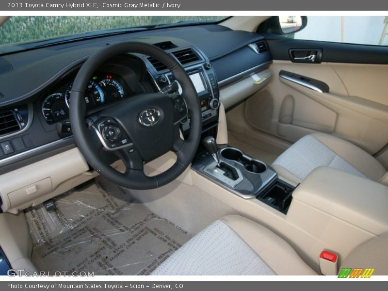 Ivory Interior - 2013 Camry Hybrid XLE 
