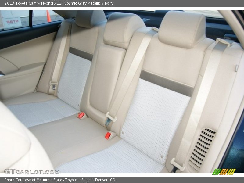 Rear Seat of 2013 Camry Hybrid XLE